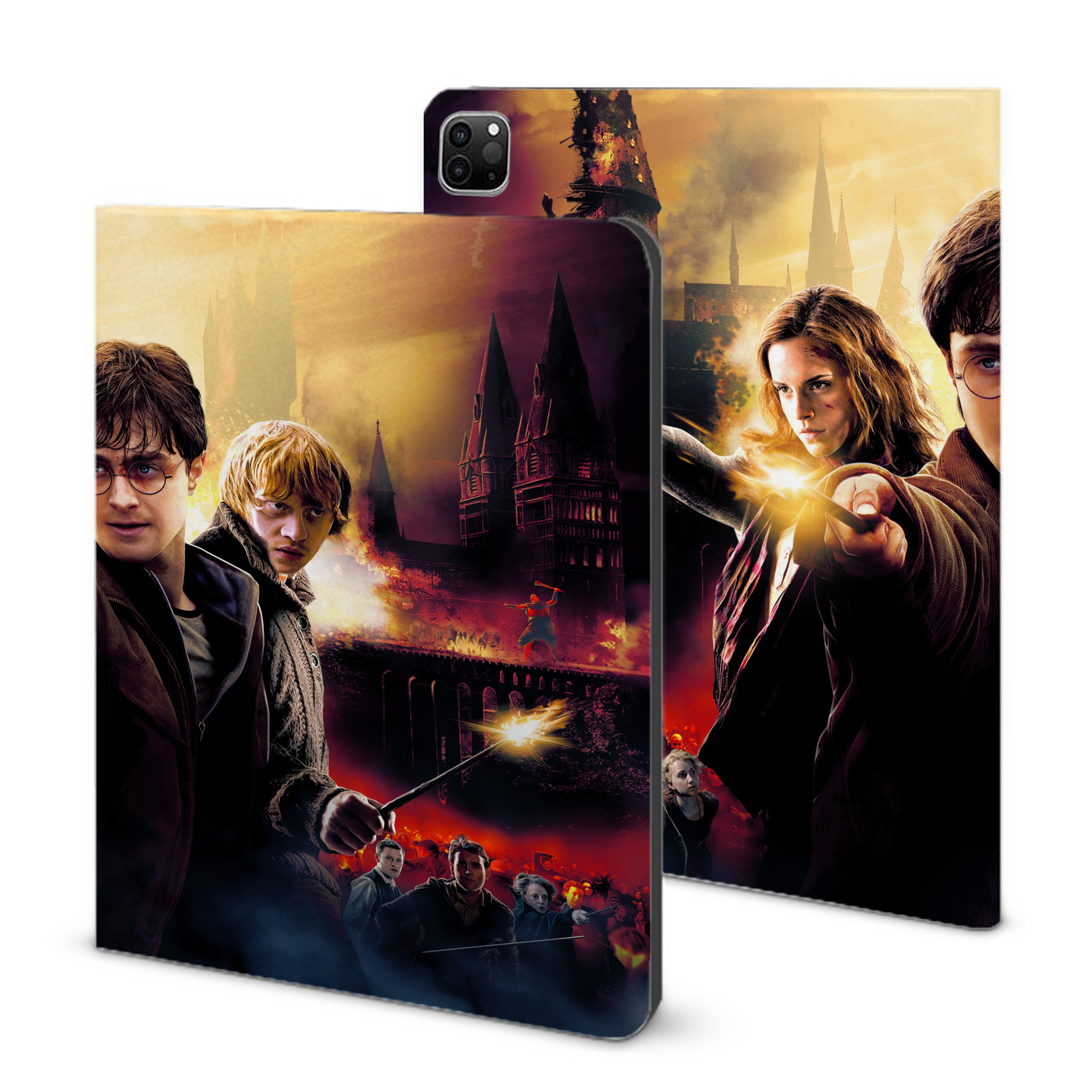 （画像用） Harry Potter ハリー・ポッターシリーズ IPad ケース ブック型 PUレザー TPU 耐衝撃 軽量 薄型 ペン収納なし 全面保護 IPad 各モデル対応